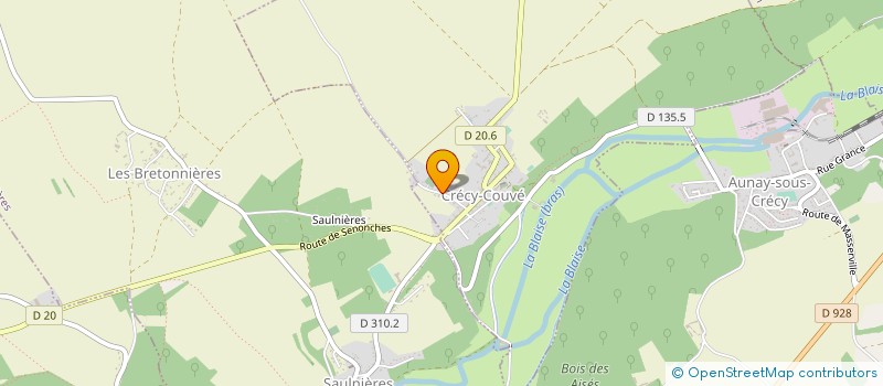 localisation de l'entreprise SCI LMS à CRECY-COUVE