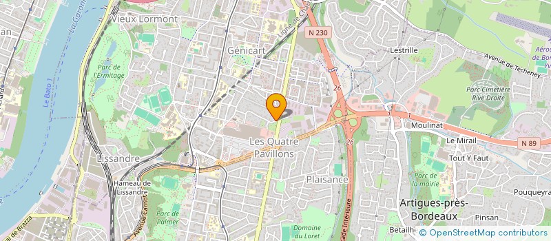 localisation de l'entreprise SCI LMSCA  LORMONT