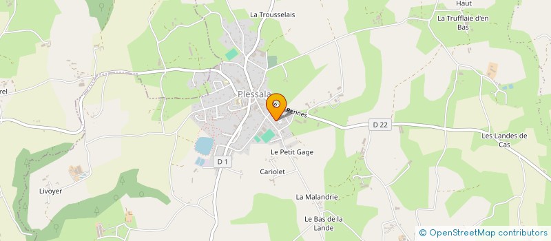 localisation de l'entreprise SCI LMSCP à LE MENE