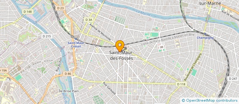 localisation de l'entreprise SCI LMT à SAINT-MAUR-DES-FOSSES