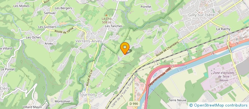 localisation de l'entreprise SCI LMTD  GILLY-SUR-ISERE