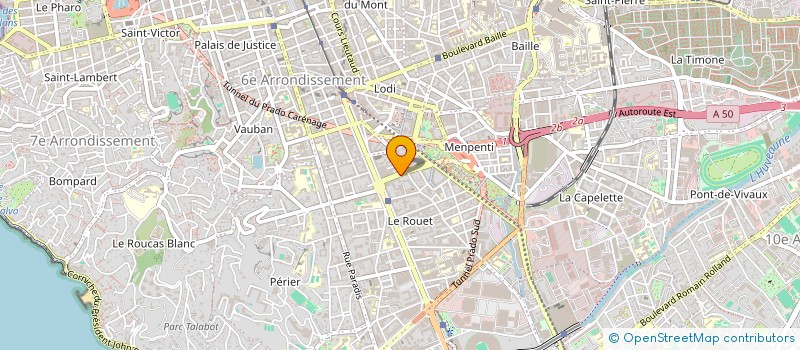 localisation de l'entreprise SCI LMTRS 2  MARSEILLE