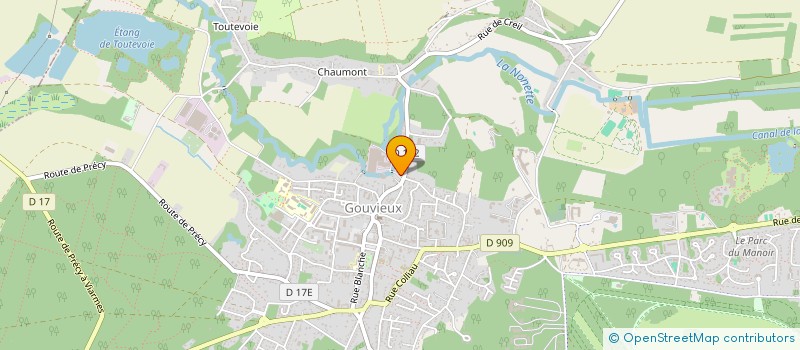 localisation de l'entreprise SCI LMV  GOUVIEUX