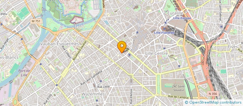 localisation de l'entreprise SCI LMV à LILLE
