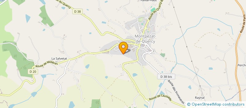 localisation de l'entreprise SCI LMV  MONTPEZAT-DE-QUERCY