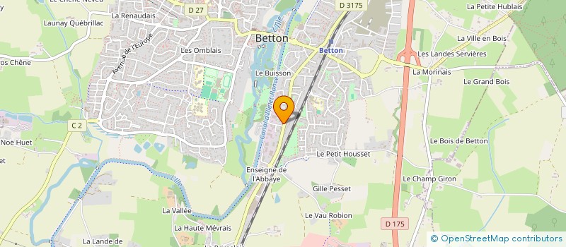 localisation de l'entreprise SCI LMVITRE  BETTON