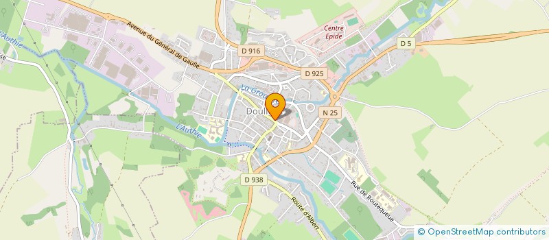 localisation de l'entreprise SCI LMVT  DOULLENS