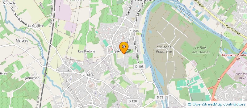 localisation de l'entreprise SCI LMZ à FLEAC