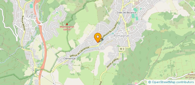 localisation de l'entreprise SCI LMZ IMMO 2017  ROMAGNAT