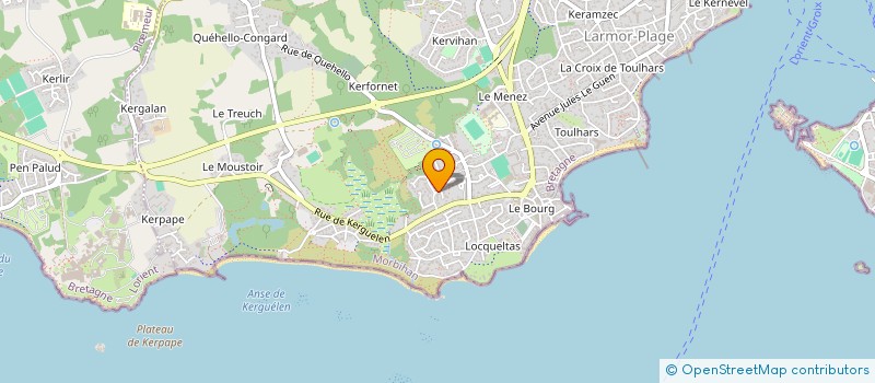 localisation de l'entreprise SCI LMZB PLAGE  LARMOR-PLAGE