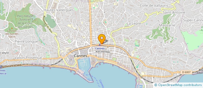 localisation de l'entreprise SCI LN à CANNES