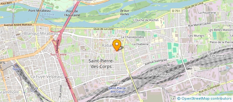 localisation de l'entreprise SCI LN  SAINT-PIERRE-DES-CORPS