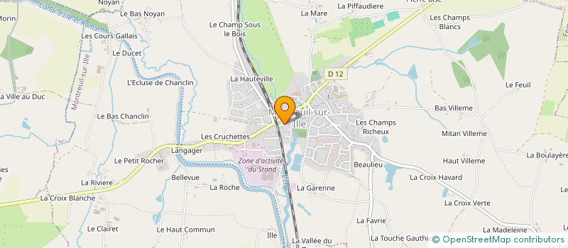 localisation de l'entreprise SCI LN  MONTREUIL-SUR-ILLE