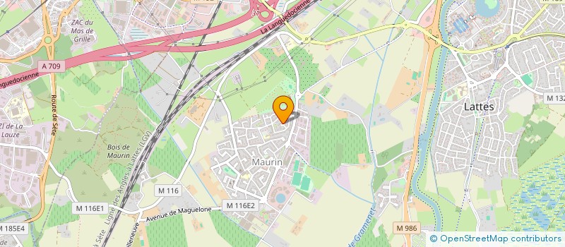 localisation de l'entreprise SCI LN&F  LATTES