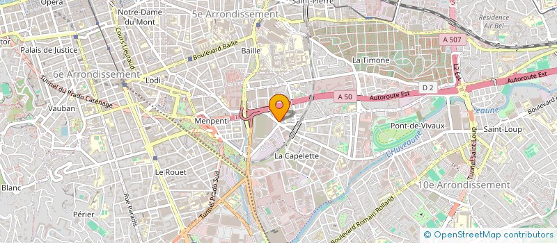 localisation de l'entreprise SCI LN IMMO à MARSEILLE