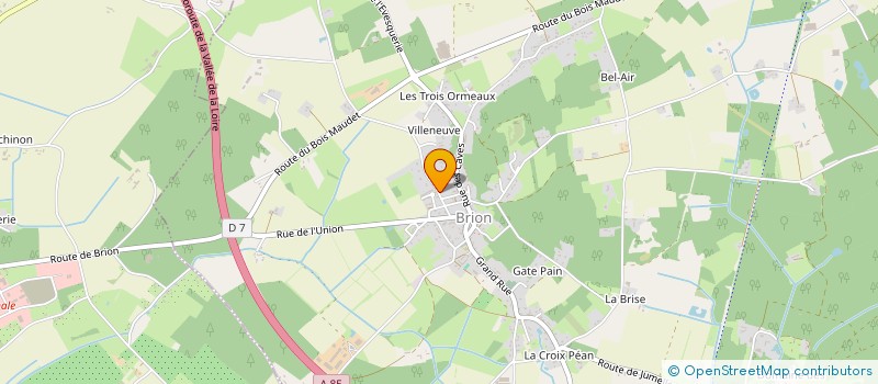 localisation de l'entreprise SCI LN IMMO  LES BOIS D'ANJOU