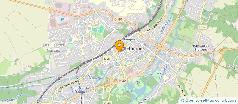 localisation de l'entreprise SCI LNA 2  ETAMPES