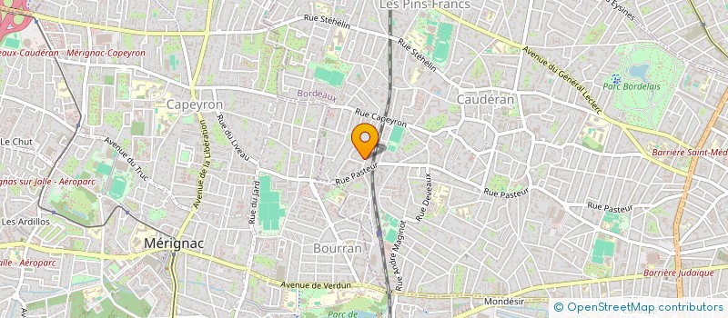 localisation de l'entreprise SCI LNA  BORDEAUX