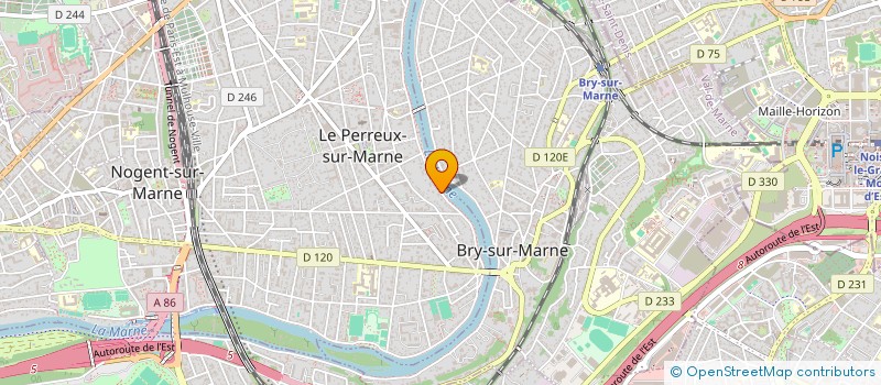 localisation de l'entreprise SCI LNA  LE PERREUX-SUR-MARNE