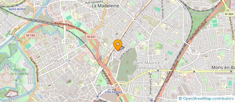 localisation de l'entreprise SCI LNA à LA MADELEINE