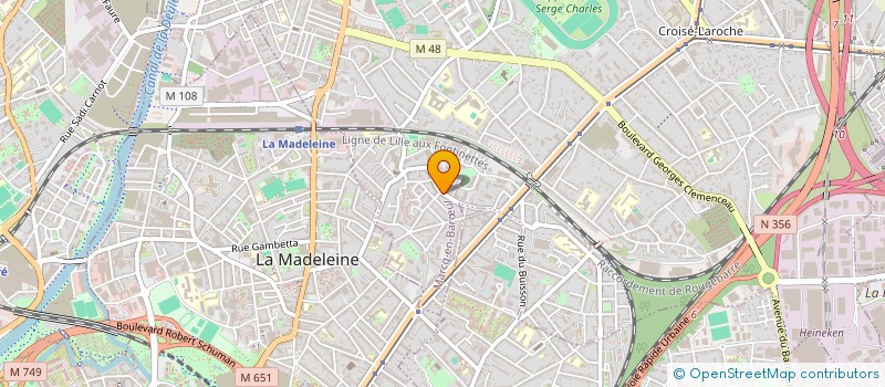 localisation de l'entreprise SCI LNA à MARCQ-EN-BARŒUL