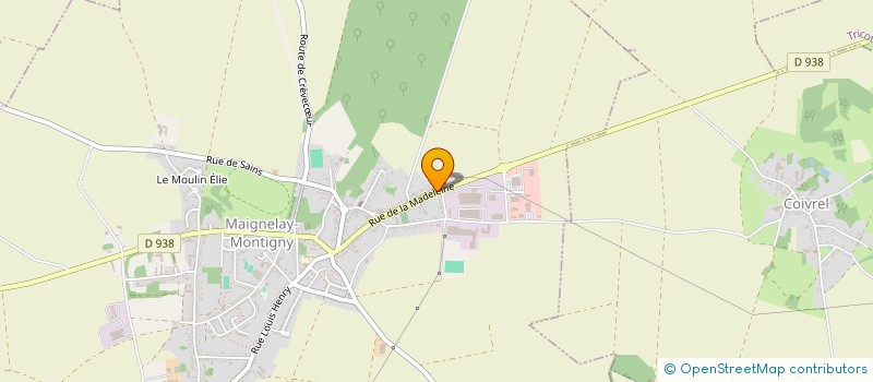 localisation de l'entreprise SCI LNA  MAIGNELAY-MONTIGNY