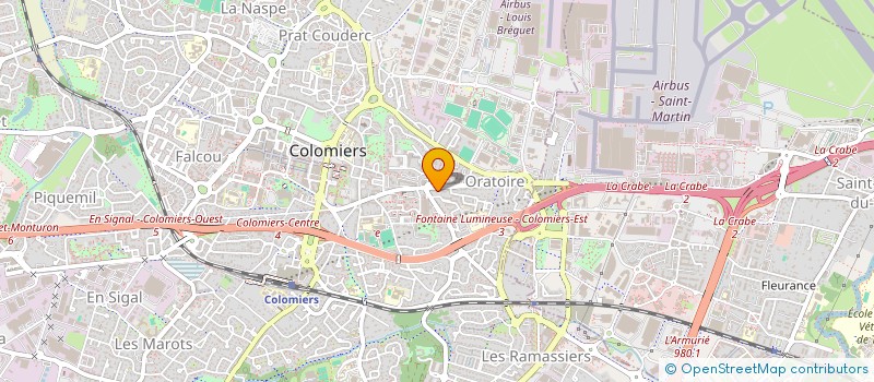 localisation de l'entreprise SCI LNA IMMOBILIER à COLOMIERS