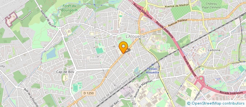 localisation de l'entreprise SCI LNC  PESSAC