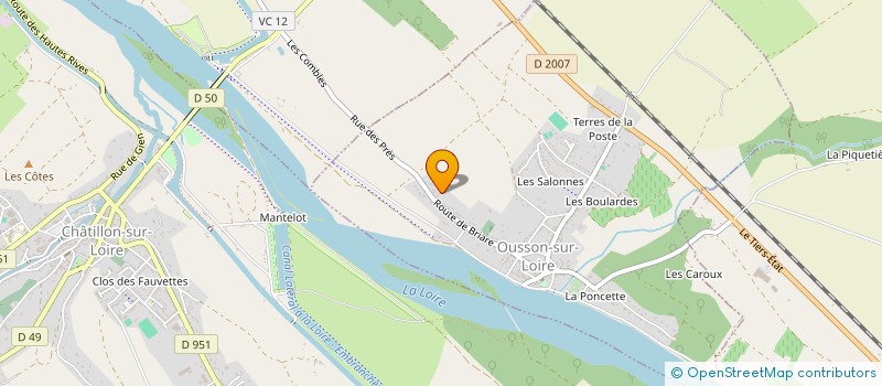localisation de l'entreprise SCI LND  OUSSON-SUR-LOIRE