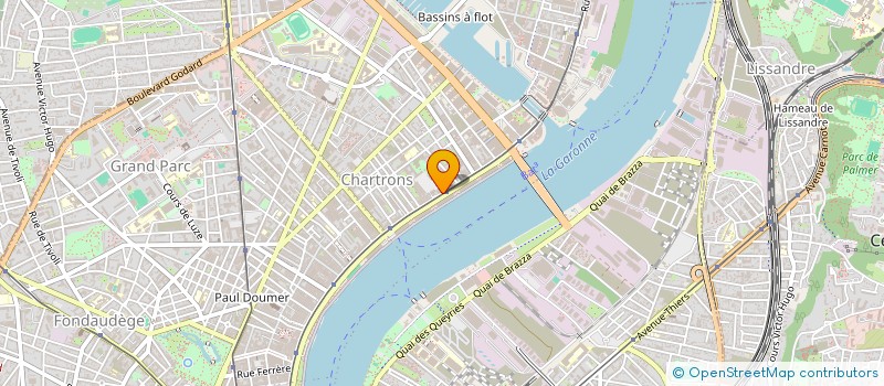 localisation de l'entreprise SCI LND  BORDEAUX