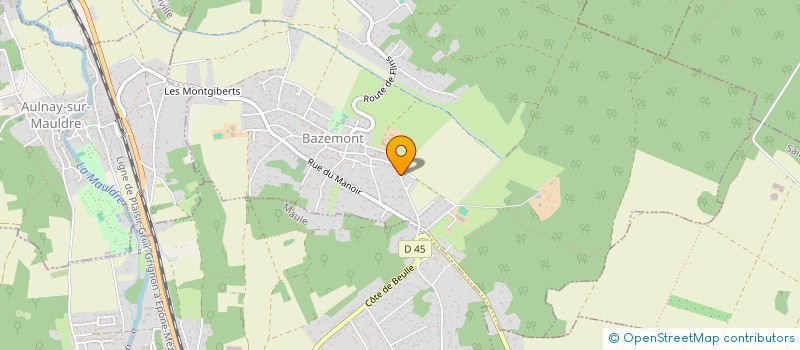 localisation de l'entreprise SCI LNEE  BAZEMONT