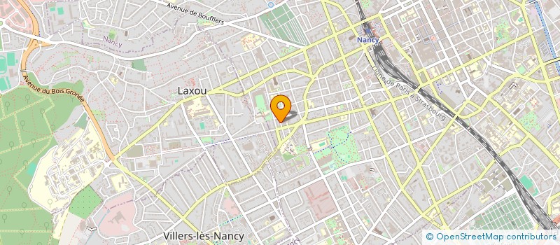 localisation de l'entreprise SCI LNFX  NANCY