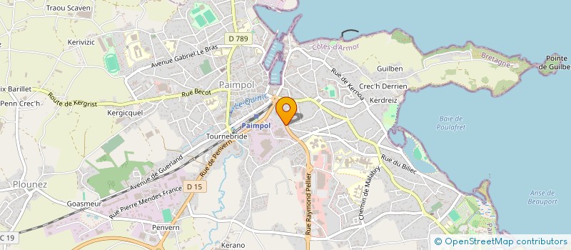 localisation de l'entreprise SCI LNIM  PAIMPOL