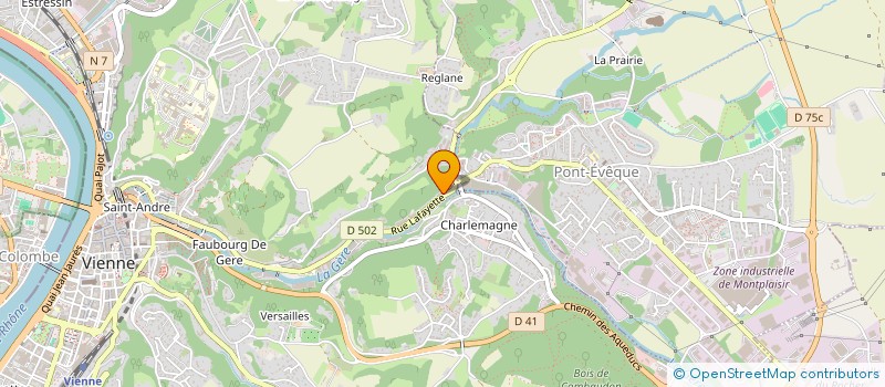 localisation de l'entreprise SCI LNJFR  VIENNE