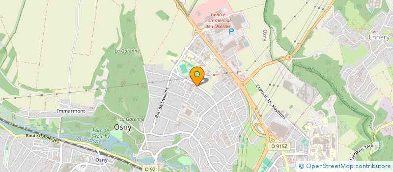 localisation de l'entreprise SCI LNK OSNY  OSNY