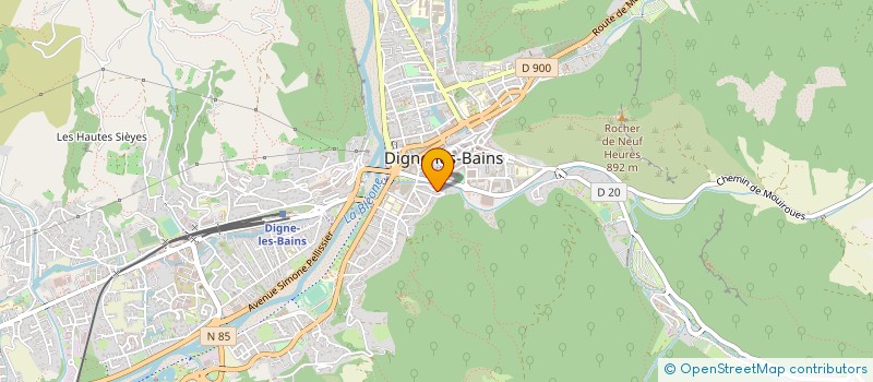 localisation de l'entreprise SCI LNM à DIGNE-LES-BAINS