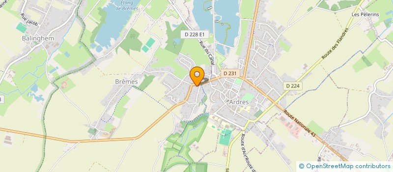 localisation de l'entreprise SCI LNM HABITAT  BREMES