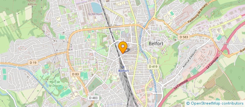 localisation de l'entreprise SCI LNNP à BELFORT