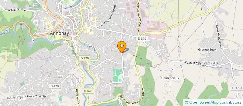 localisation de l'entreprise SCI LNP INVEST à ANNONAY