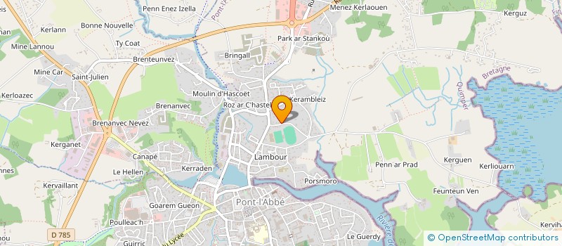 localisation de l'entreprise SCI LNR1  PONT-L'ABBE