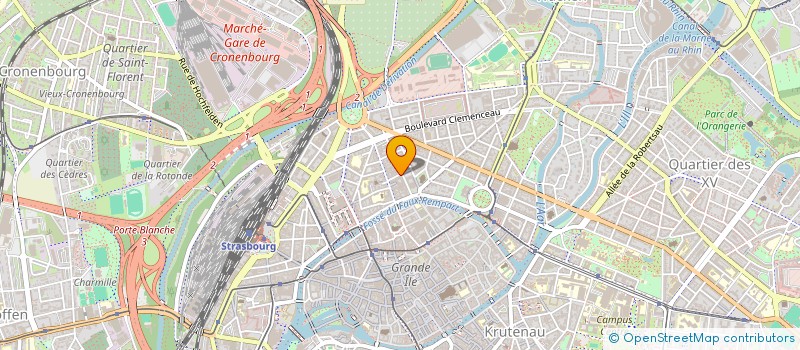 localisation de l'entreprise SCI LNS II  STRASBOURG