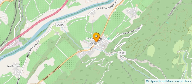 localisation de l'entreprise SCI LNV  COGNIN-LES-GORGES