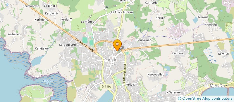 localisation de l'entreprise SCI LNVA  CARNAC