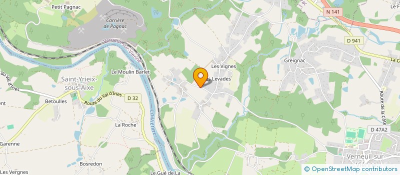 localisation de l'entreprise SCI LO  VERNEUIL-SUR-VIENNE