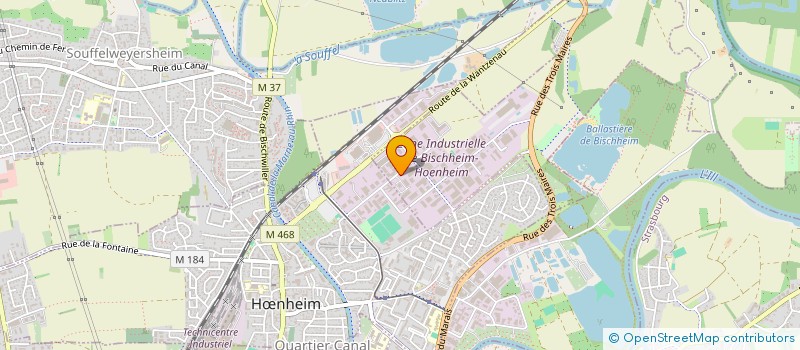 localisation de l'entreprise SCI LO'ENZO  BISCHHEIM