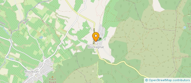 localisation de l'entreprise SCI LO GARDONNET  MONTAGNAC