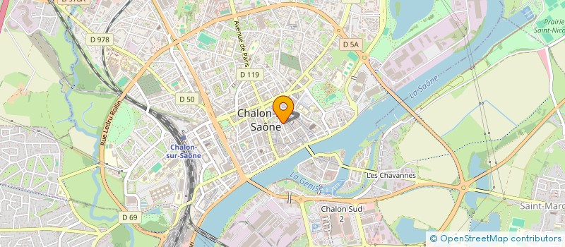 localisation de l'entreprise SCI LO-J  CHALON-SUR-SAONE