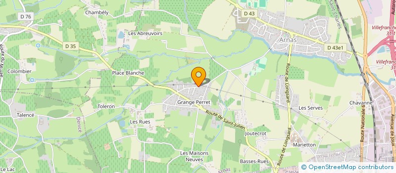 localisation de l'entreprise SCI  LO - JA  ARNAS