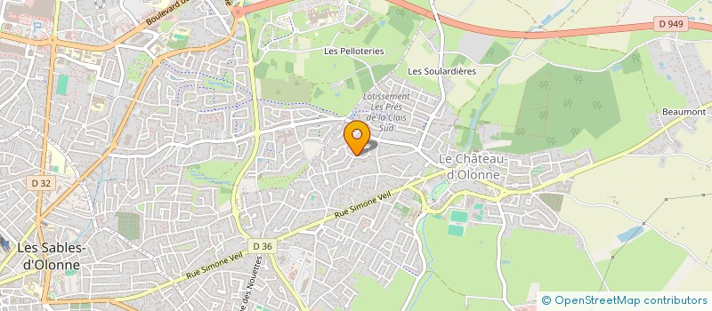 localisation de l'entreprise SCI LO & LA INVEST à LES SABLES-D'OLONNE