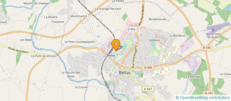 localisation de l'entreprise SCI LO.LA.LO à BELLAC